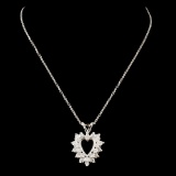 14K Gold 0.64ctw Diamond Pendant