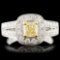 18K Gold 1.22ctw Diamond Ring