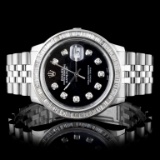 Rolex SS DateJust Diamond 36MM Wristwatch