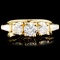 18K Gold 1.16ctw Diamond Ring
