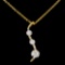 14K Gold 0.25ctw Diamond Pendant