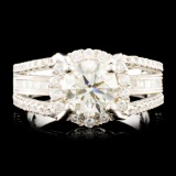 18K Gold 2.17ctw Diamond Ring