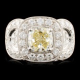 18K Gold 3.43ctw Diamond Ring