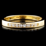 14K Gold 0.14ctw Diamond Ring