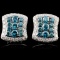 14K Gold 1.61ctw Fancy Diamond Earrings