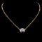 14K Yellow Gold 0.44ct Diamond Necklace