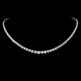 14K Gold 8.60ctw Diamond Necklace