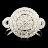 14K Gold 1.10ctw Diamond Ring