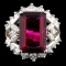 14K Gold 4.37ct Tourmaline & 1.33ctw Diamond Ring