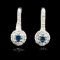 14K Gold 0.30ctw Fancy Color Diamond Earrings