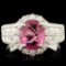 18K Gold 2.03ct Spinel & 1.11ctw Diamond Ring