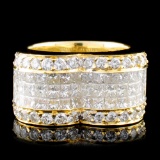 18K Gold 4.49ctw Diamond Ring