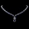 14K White Gold 25.15ct Sapphire & 2.07ct Diamond N