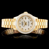 Rolex Presidential Diamond Ladies Watch