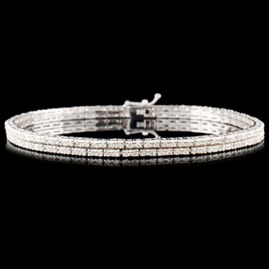 18K Gold 2.10ctw Diamond Bracelet