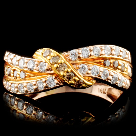 14K Gold 0.53ctw Diamond Ring