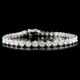14K Gold 7.00ctw Diamond Bracelet