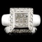 18K Gold 0.70ctw Diamond Ring
