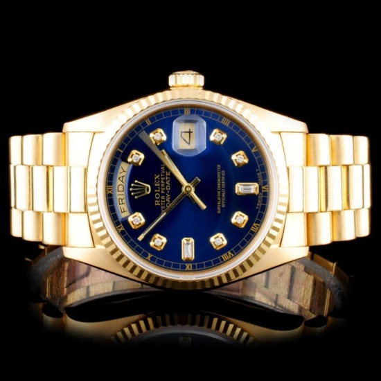 Beautiful Certified Jewelry & Rolex Watch Auction