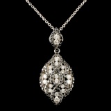 14K Gold 1.35ctw Diamond Pendant