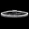 ^18k White Gold 5.00ct Diamond Bracelet