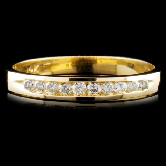 14K Gold 0.18ctw Diamond Ring