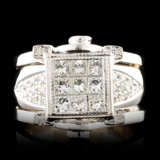 14K Gold 1.19ctw Diamond Ring