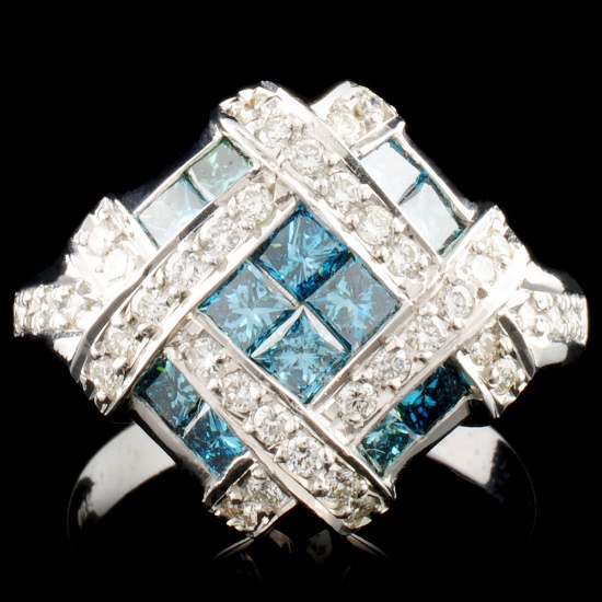 18K Gold 1.27ctw Diamond Ring