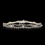 14K Gold 0.92ctw Diamond Bracelet