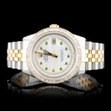 Rolex DateJust 3.00ct Diamond 36mm Wristwatch