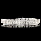 14K Gold 3.00ctw Diamond Bracelet