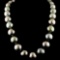 14K Gold 14-16MM Tahitian South Sea Pearl Necklace