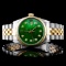 Rolex YG/SS 36MM DateJust Diamond Wristwatch