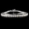 14K White Gold 4.00ctw Diamond Bracelet