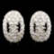 18K Gold 1.96ctw Diamond Earrings