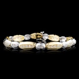 14K Gold 1.91ctw Diamond Bracelet