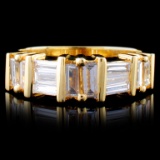 14K Yellow Gold 0.99ctw Diamond Ring