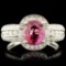 18K Gold 1.69ct Spinel & 0.47ctw Diamond Ring