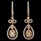 18K Gold 1.48ctw Fancy Diamond Earrings