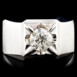 14K White Gold 0.90ct Diamond Ring