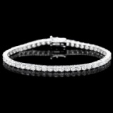 ^18k White Gold 7.50ct Diamond Bracelet