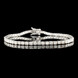 14K Gold 3.73ctw Diamond Bracelet