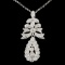 18K Gold 0.49ctw Diamond Pendant