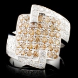 18K Gold 1.09ctw Diamond Ring