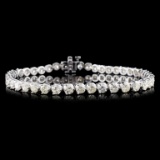 14K Gold 6.25ctw Diamond Bracelet