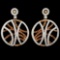 14K Gold 1.88ctw Diamond Earrings