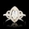 14K Gold 1.09ctw Diamond Ring