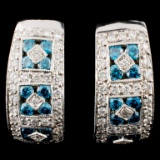 14K Gold 1.82ctw Diamond Earrings