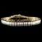14K Gold 4.12ctw Diamond Bracelet