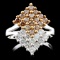 14K White Gold 1.20ctw Fancy Diamond Ring